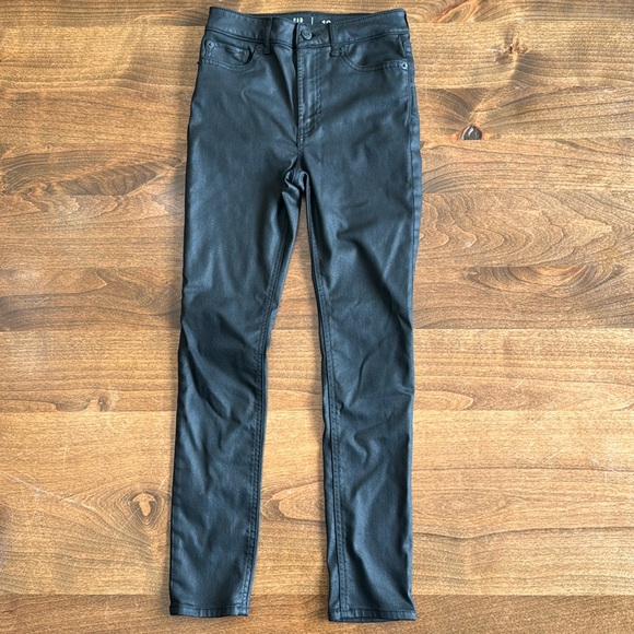 Gap Teen Black Coated Skinny Jeans - Picture 2 of 3